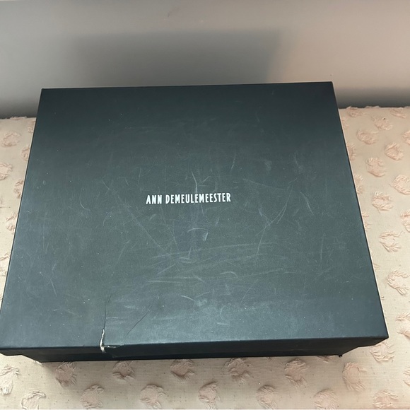 Ann Demeulemeester Cutout Vamp Platform Ankle Boot Camel Tanned Leather Size 39 - Picture 14 of 15